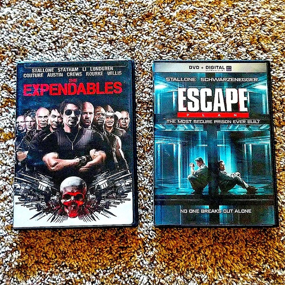 2 Sylvester Stallone DVD action and suspenseful movies - Picture 1 of 4